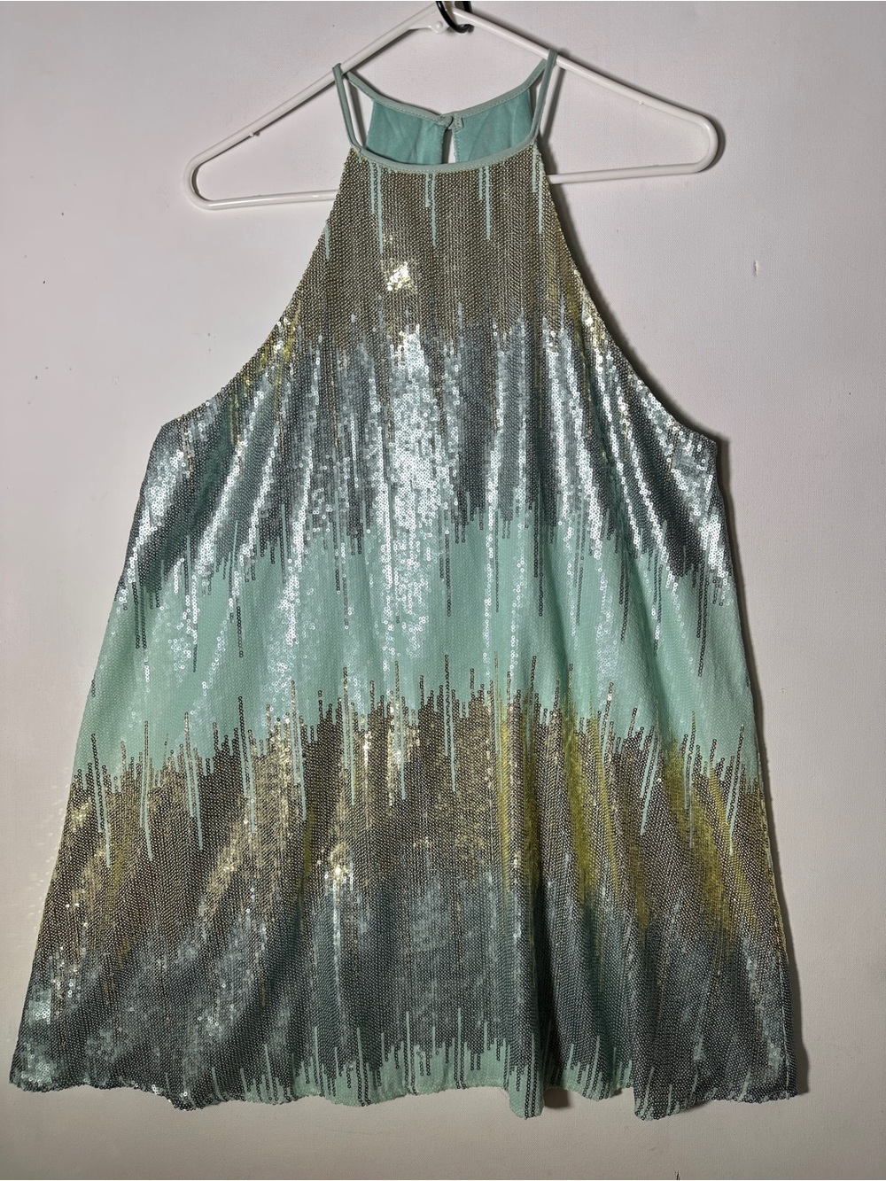 Show Me Your MuMu Shimmer Mint Gomez Mini Dress - Picture 5 of 5